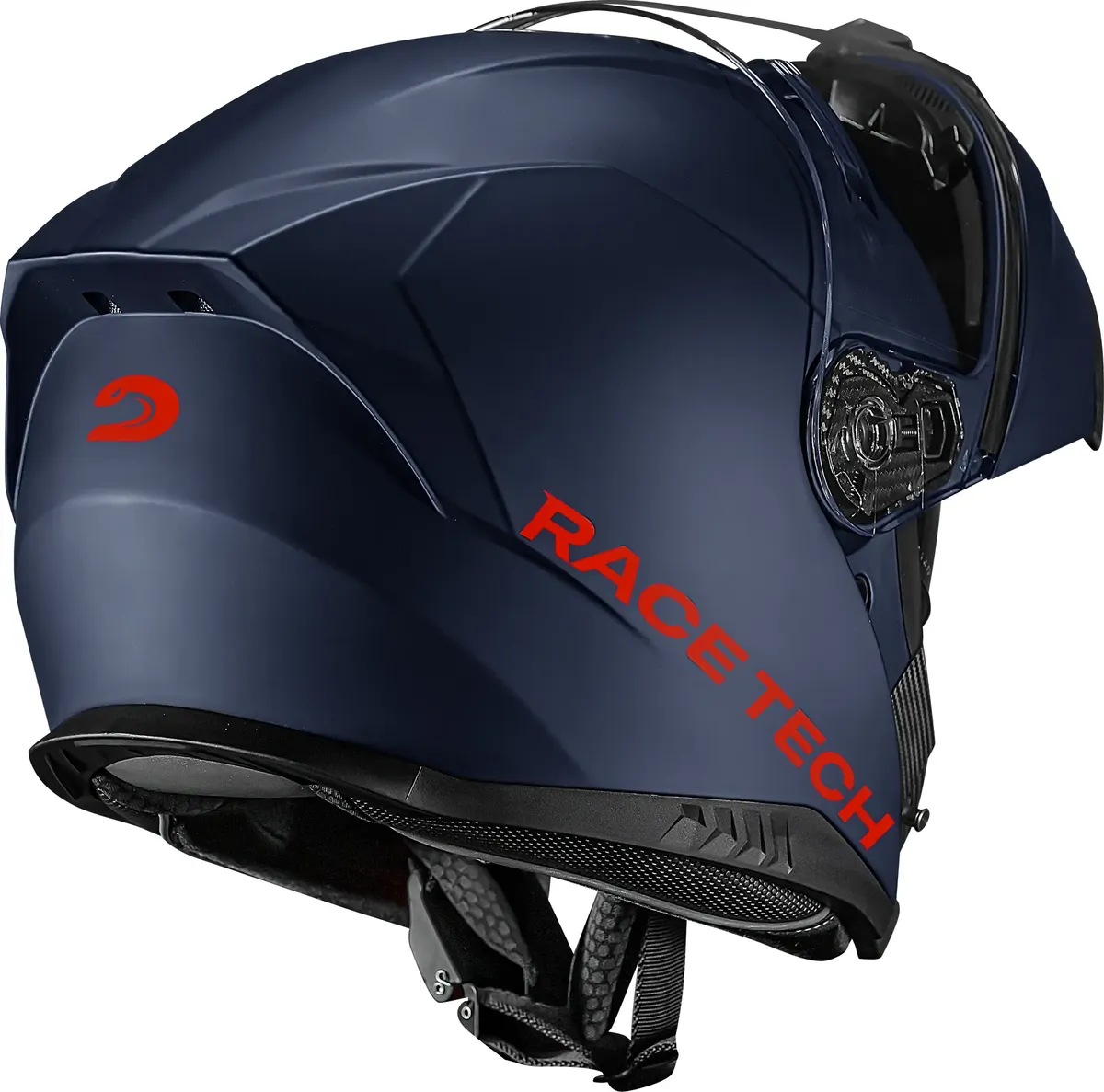 Capacete Robocop Race Tech Signal Articulado Escamoteável — foto 2