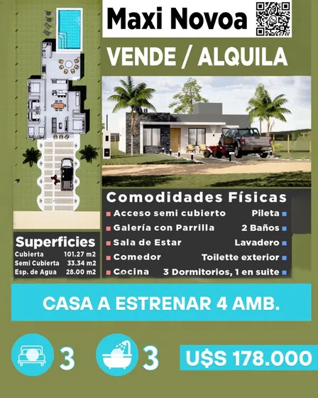 Casa Costa Del Este A Estrenar!!!!