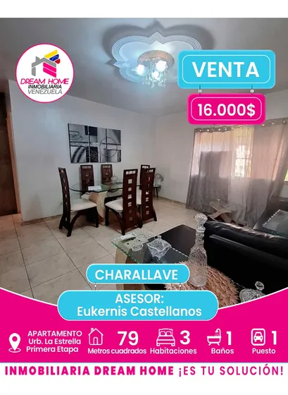 Apartamento En Venta Urb. La Estrella. Primera Etapa  Charallave