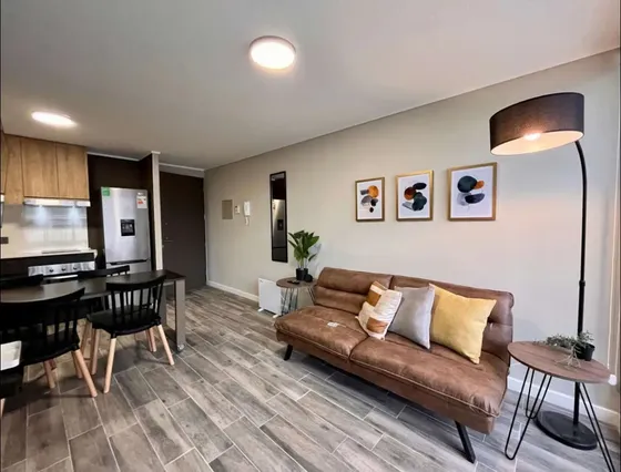 En Venta Departamento Amoblado 1d1b1e Estilo Boulevard Ñuñoa
