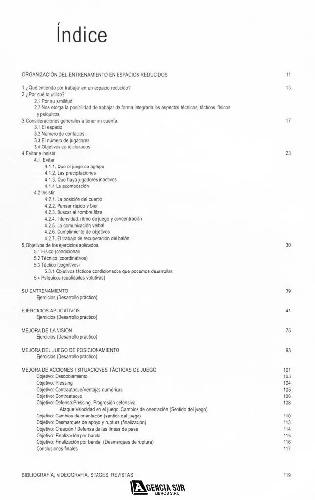 Manuales del Entrenador de FÚTBOL, ESPACIOS REDUCIDOS