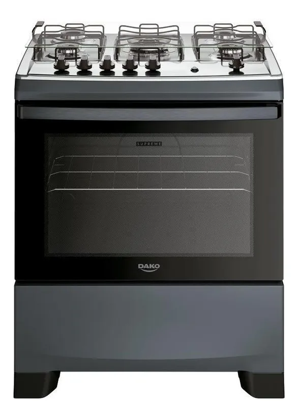 Fogão 5 Bocas Dako Supreme Titanium TC Bivolt