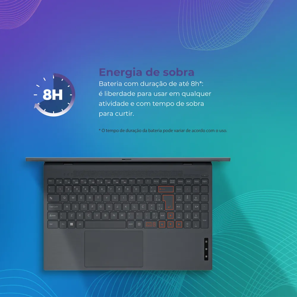 Notebook Positivo Vision C15 Lumina Bar Celeron 4gb 128gb Emmc Tela 15 Hd Antirreflexo Windows 11 Tecla Link Cinza - Imagem 4