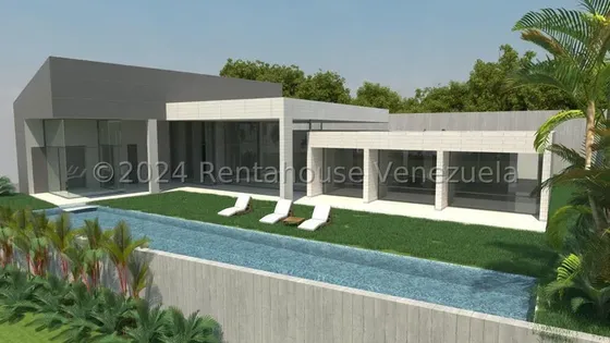 Casa En Venta En La Lagunita Country Club, En Obra Gris, Solo Faltan Los Cerramientos Y Acabados Lista Para Culminar Tu Proyecto Mls #26-18438 Bm