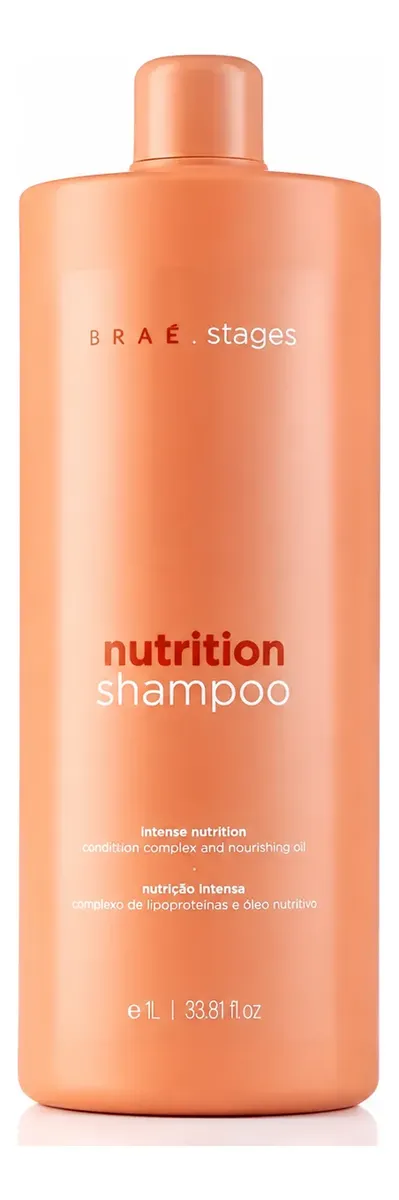 Braé Stages Nutrition Shampoo 1000ml Nutrição Profunda