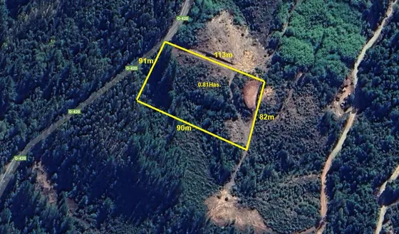 Terreno Con Salida A Carretera, A 30 Min De Concepción