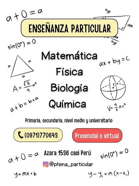 Clases Particulares De Matemática