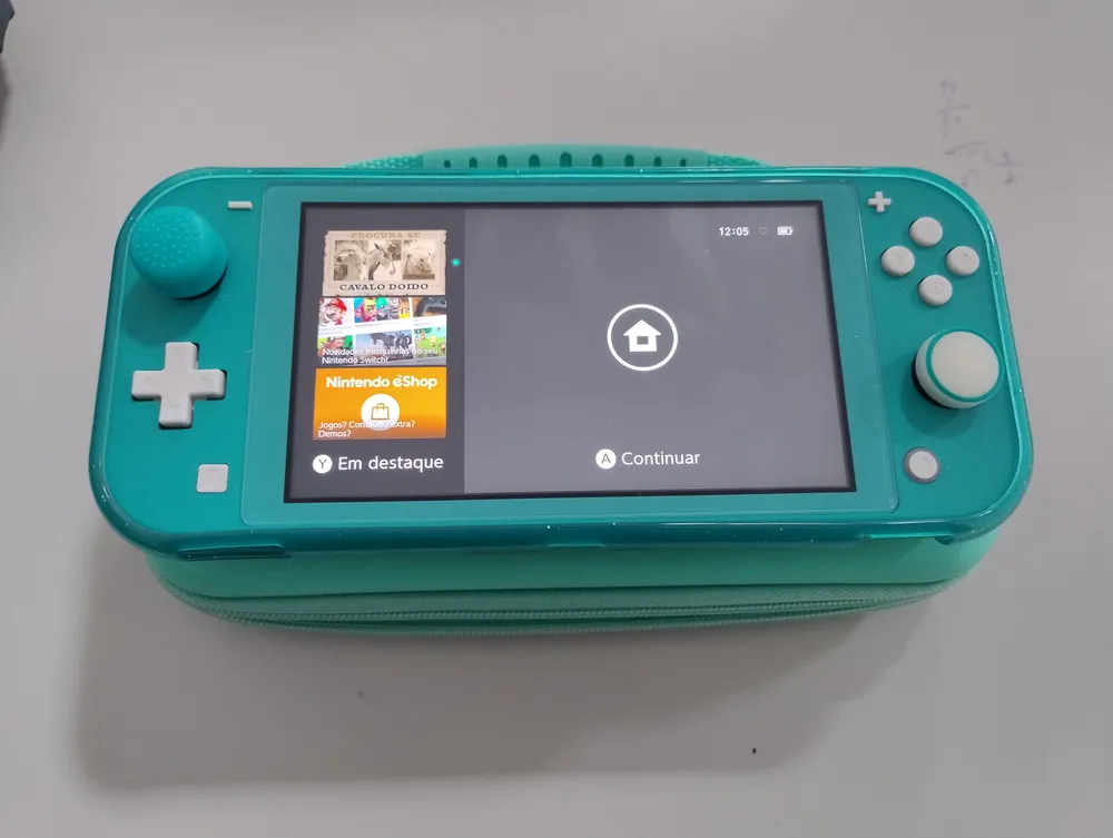 Nintendo Switch Lite Turquesa (Novo com caixa aberta) | MercadoLivre