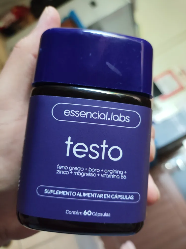 TESTO ESSENCIAL - Fórmula Exclusiva com Feno Grego, Boro, Arginina, Zinco, Bisglicinato e Vitamina B6 - 60 Cápsulas - Imagem 4
