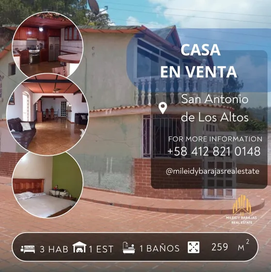 Casa En Venta San Antonio De Los Altos 
