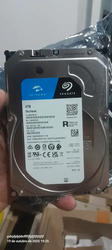 Hd Seagate Skyhawk 4tb 256mb Sata St4000vx016 | Parcelamento sem juros