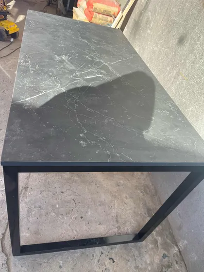 Mesa De Hierro 150x80 Color Negra