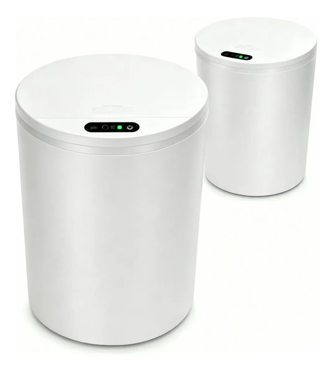 Lixeira Inteligente Automático 16l Para Casas Cozinhas Banho Branco
