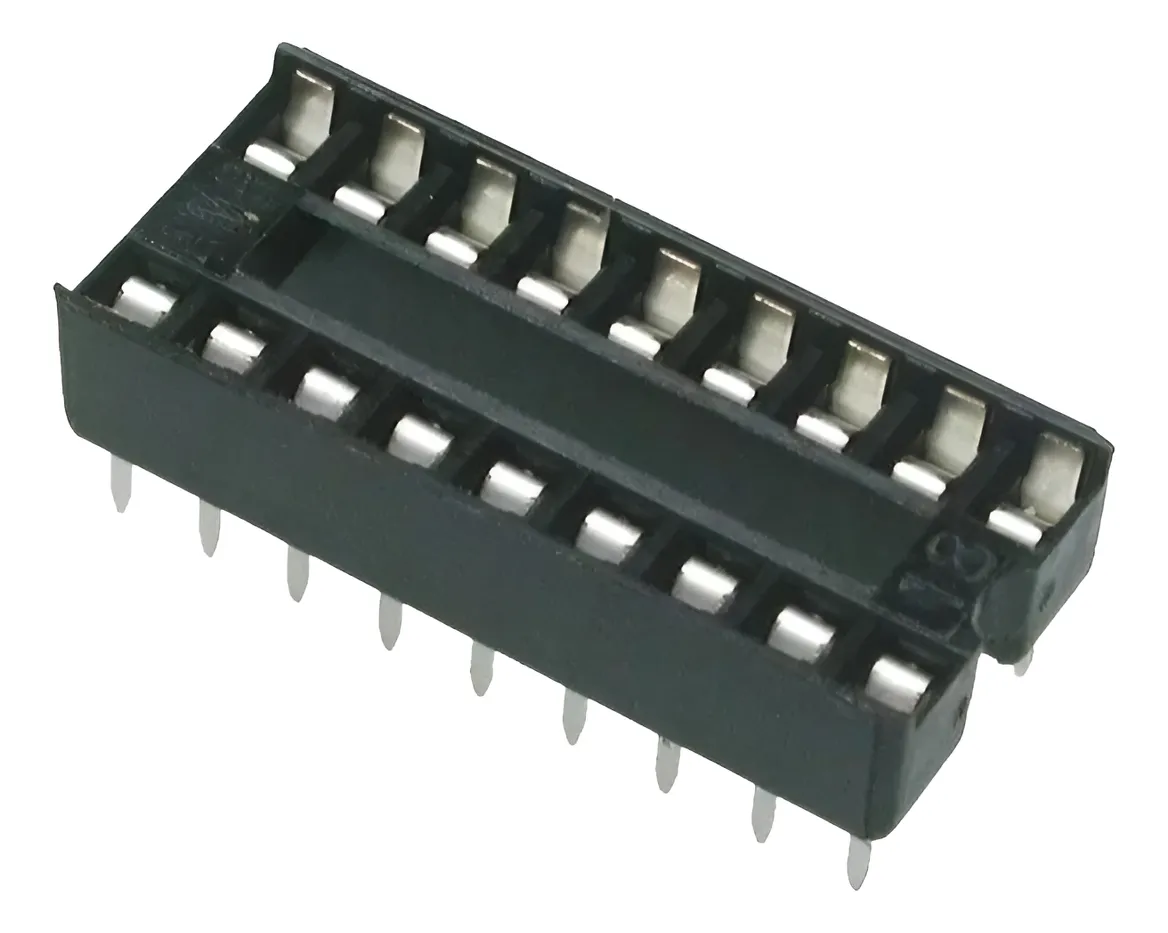 Base Zocalo Para Circuito Integrado 18 Pines