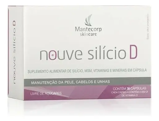 Suplemento Alimentar Nouve Silício D Mantecorp 30 Cápsulas Sem sabor