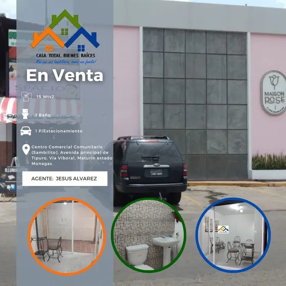 Se Vende Local Comercial Comunitario (sambilito), Avenida Principal De Tipuro, Maturin Estado Monagas 