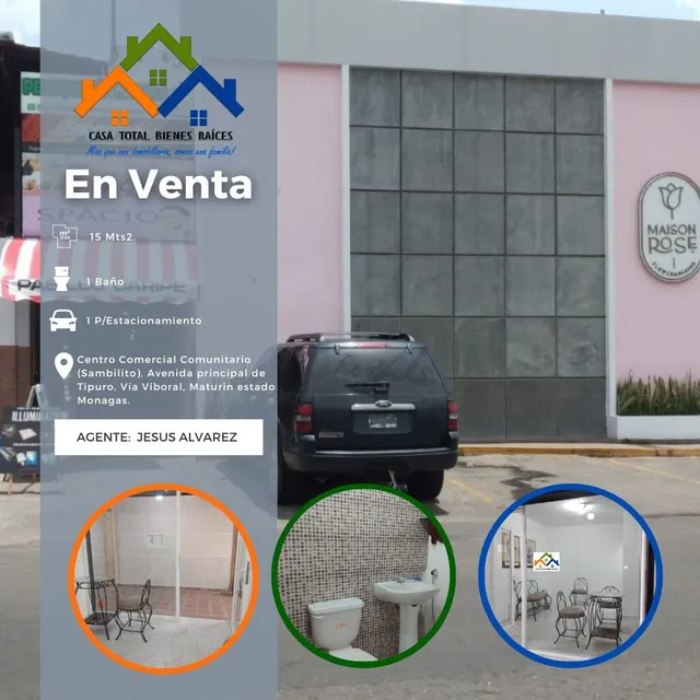 Se Vende Local Comercial Comunitario (sambilito), Avenida Principal De Tipuro, Maturin Estado Monagas 