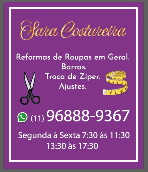 Ajustes E Reformas De Roupas Em Geral.