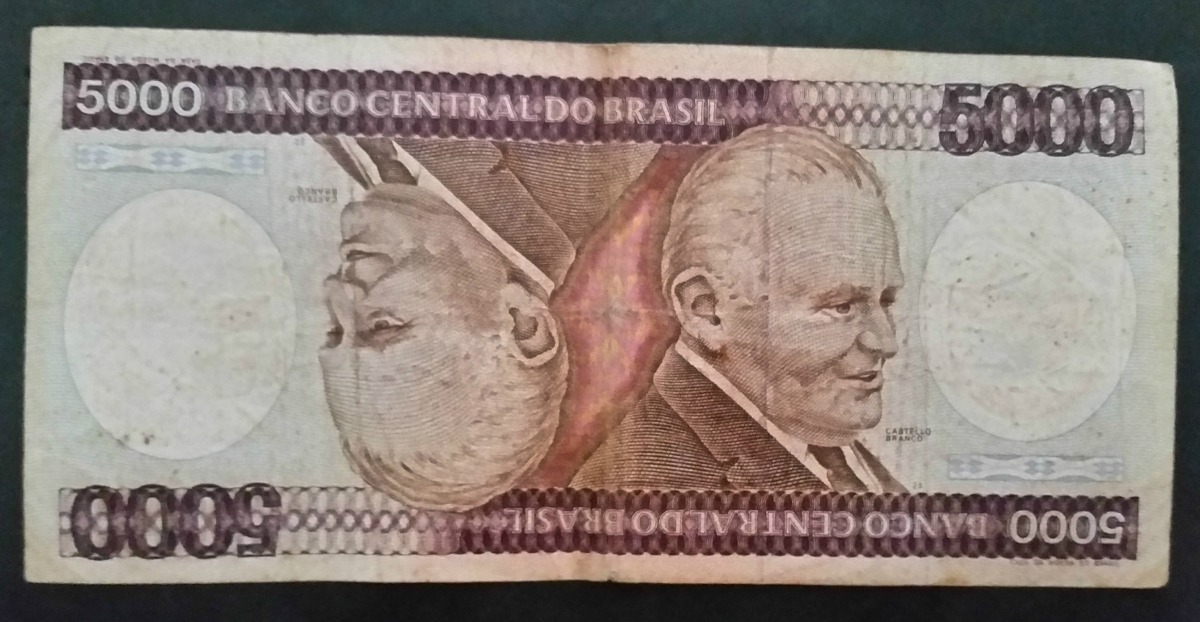 Nota C dula 5000 Cinco Mil Cruzeiros MercadoLivre nota-c-dula-5000-cinco-mil-cruzeiros-mercadolivre