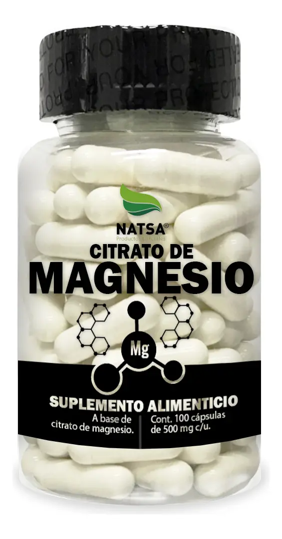 NATSA Citrato de Magnesio 150 mg 100 Cápsulas