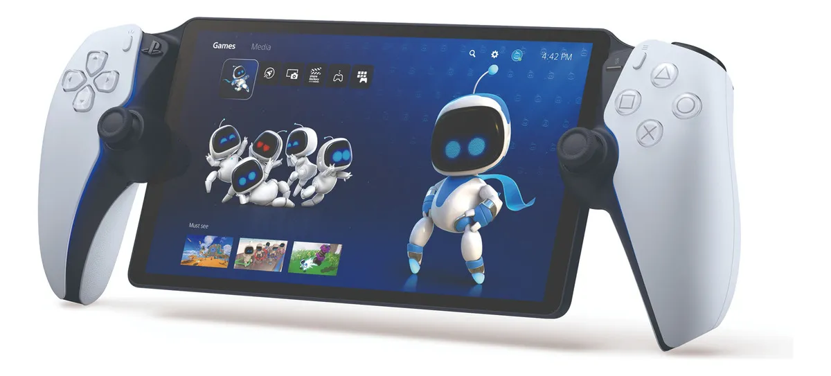 Reprodutor Remoto Playstation Portal Para Console Ps5 Cor Branco