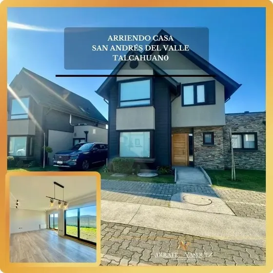 Casa Nueva En Arriendo 4 Dormitorios San Andrés Del Valle