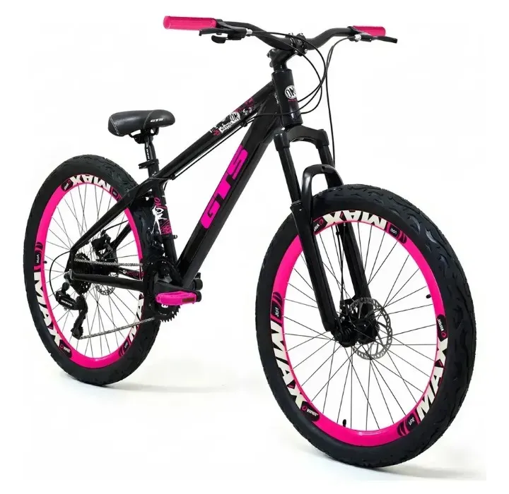 【R&B】xplicit Bicicleta De Grau Gts On Freeride 21v Aro 26 Freios A Disco Preto