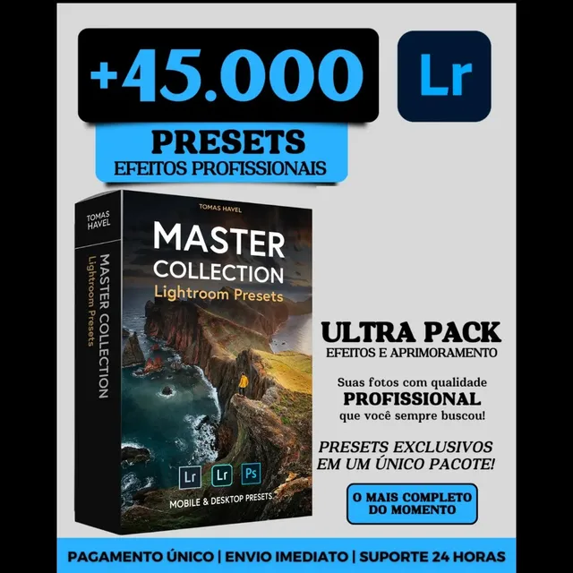 Pack +49.000 Incriveis Presets Lightroom Pc - Excelente