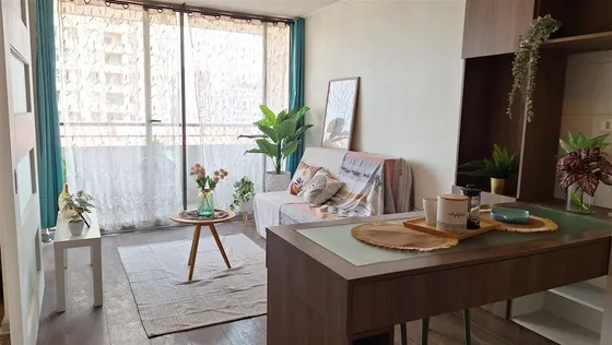 Departamento En Venta De 1 Dorm. En Santiago Con Estac.