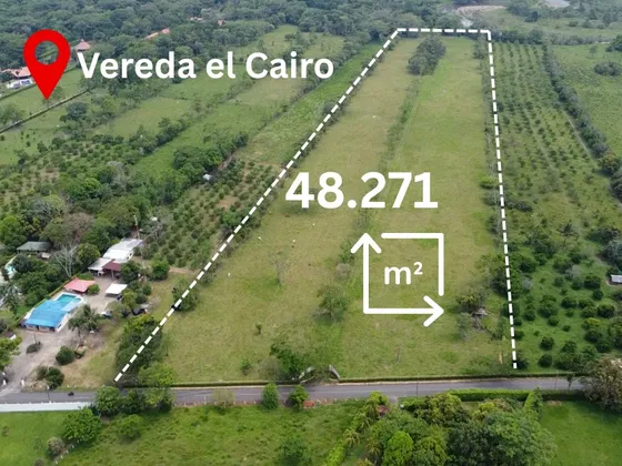 Terreno En La Vereda El Cairo- Sector De Alta Valorización