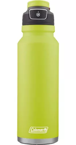 Coleman Freeflow Autoseal Insulated Stainless Steel Water Bottle, 24oz, Caribbean Sea