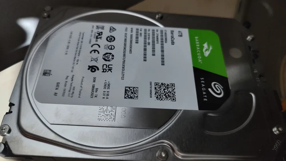 HD Seagate BarraCuda 4TB SATA6 5400RPM 256MB 3.5'' ST4000DM004