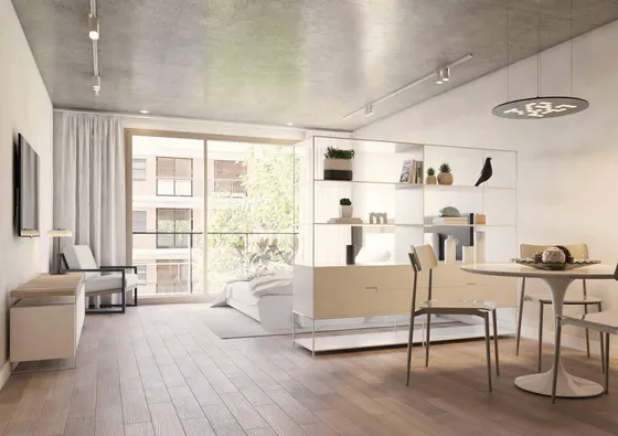 Venta Departamento Monoambiente Con Balcón En Belgrano, En Construcción.