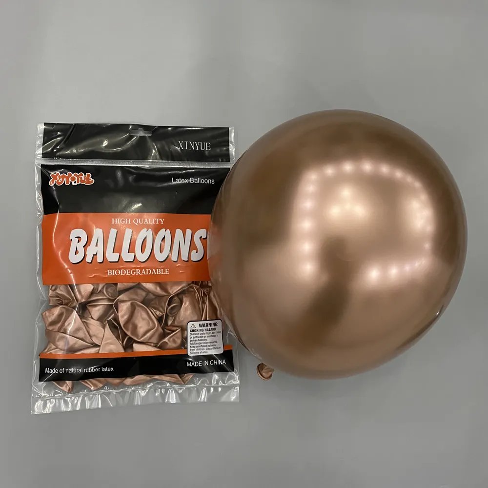 Kit 100 Un Balão Metalizado Bexiga Nº10 Festa Aniversário - Imagem 3