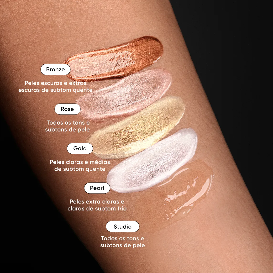 Beyoung Glow Primer Rose Acabamento Iluminado Rosado 30ml Tom do primer Glow Rose com cartucho - Imagem 4