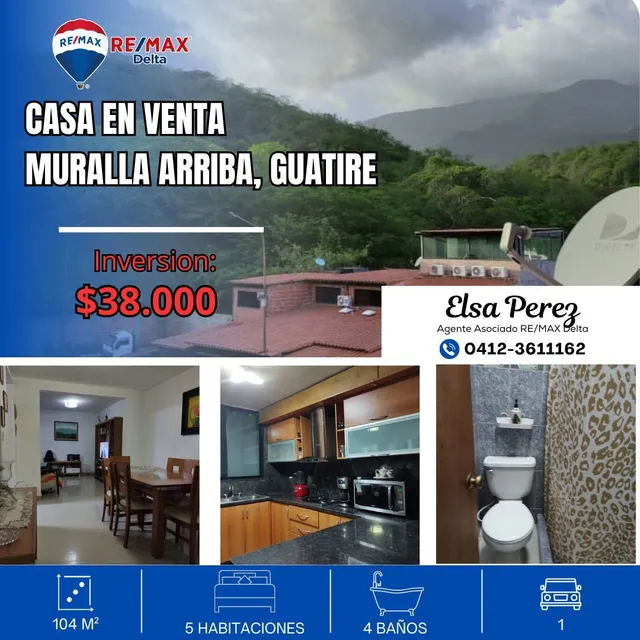 Vendo Casa Urb. Muralla Arriba, Sector El Ingenio,  Guatire