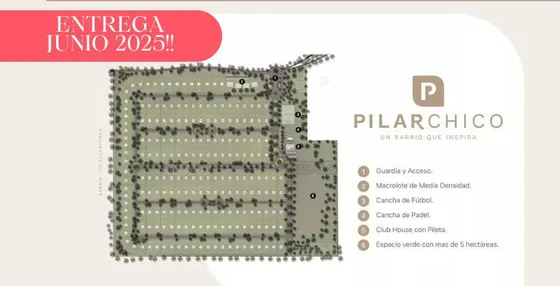 Venta Lote Pilar Chico - 900m2