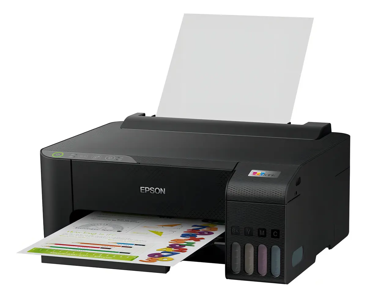Impressora Epson Ecotank L1250 Tanque De Tinta Colorida Cor Preto 127/220v