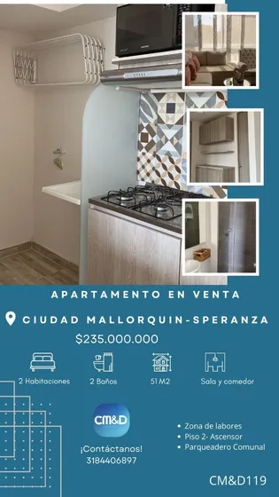Apartamento En Ciudad Mallorquin 