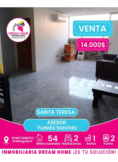 Apartamento En Venta  El Manguito Ii  Santa Teresa Vía La Raiza