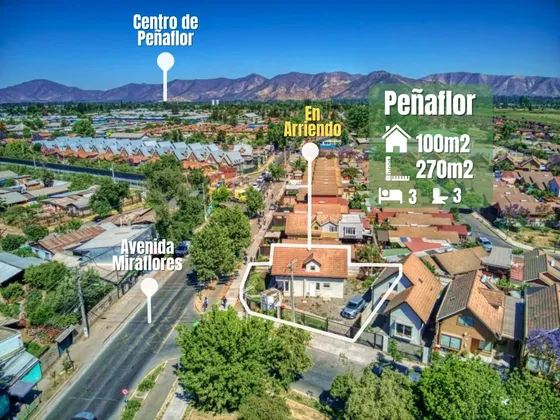 Local Comercial En Arriendo En Peñaflor - Casa Esquina