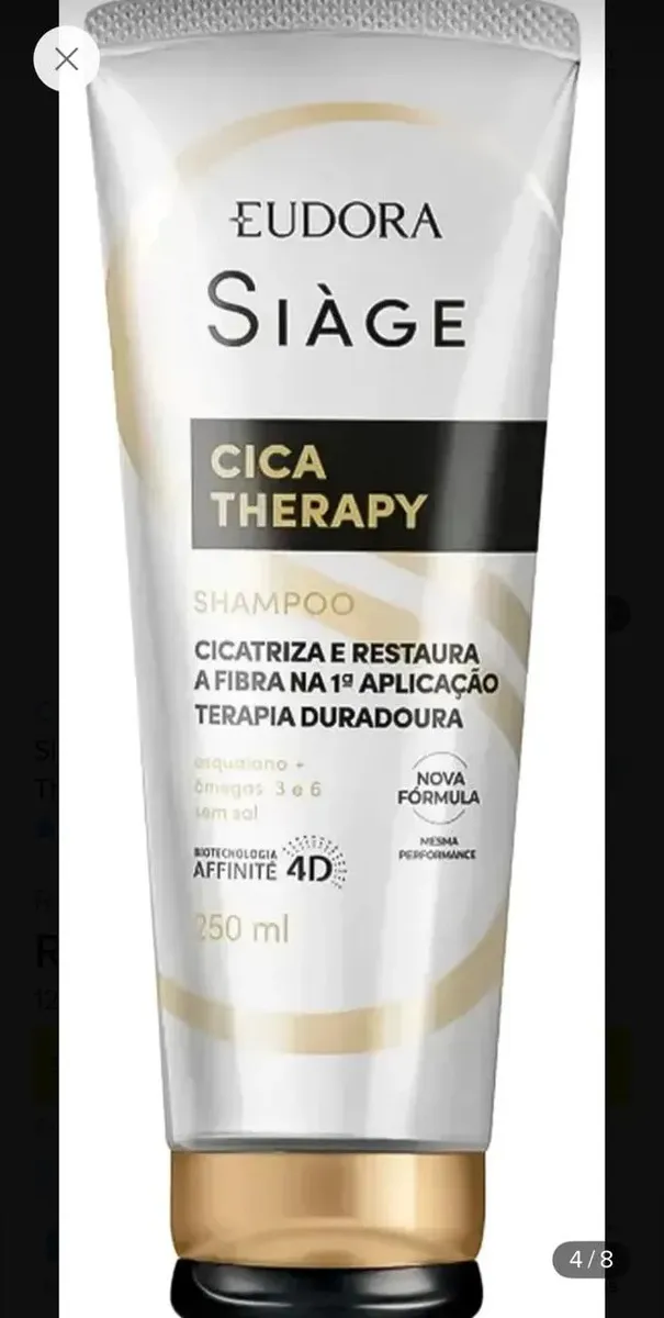 Kit Eudora Siage Cica-Therapy Shampoo 250ml + Máscara 250g — foto 4