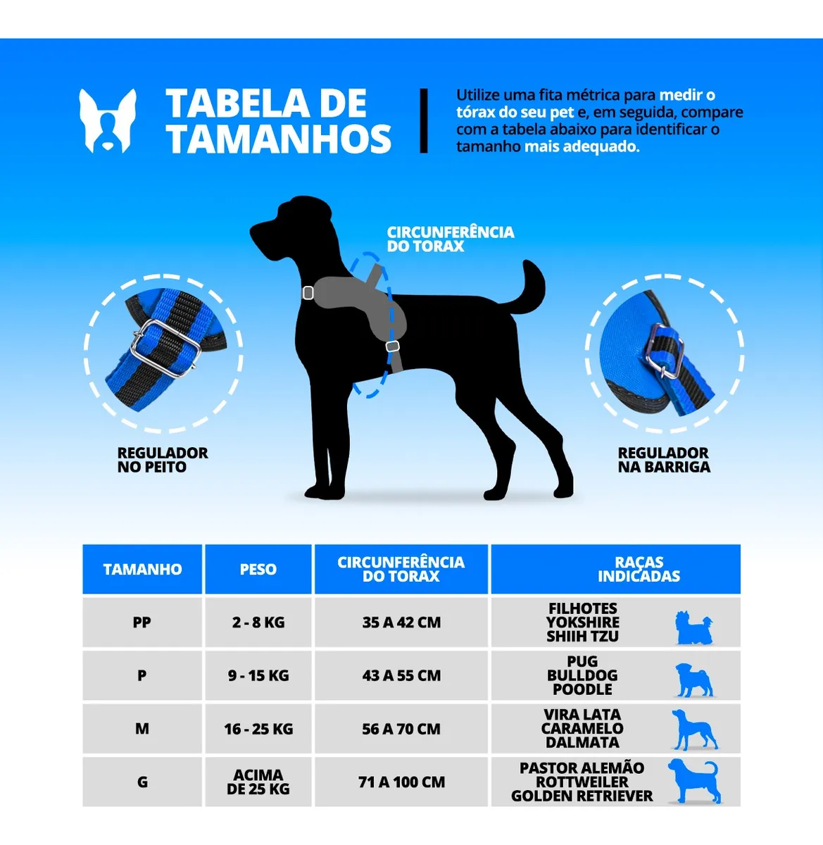 Guia Para Cães Coleira Peitoral Com Alça Reforçado Pit Bull - Imagem 3