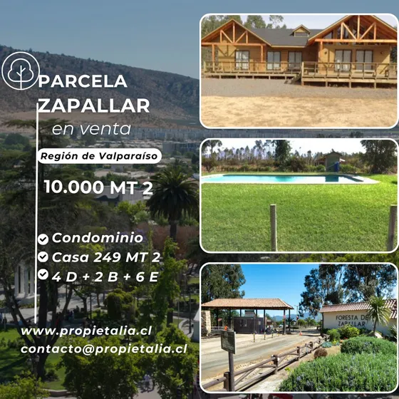Increíble Parcela Condominio La Foresta De Zapallar Amoblada