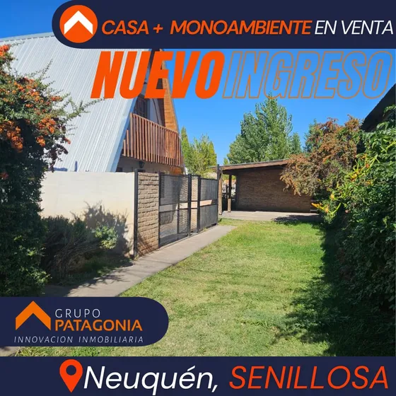 Casa Venta Senillosa Neuquén Más Monoambiente Para Renta Permanente