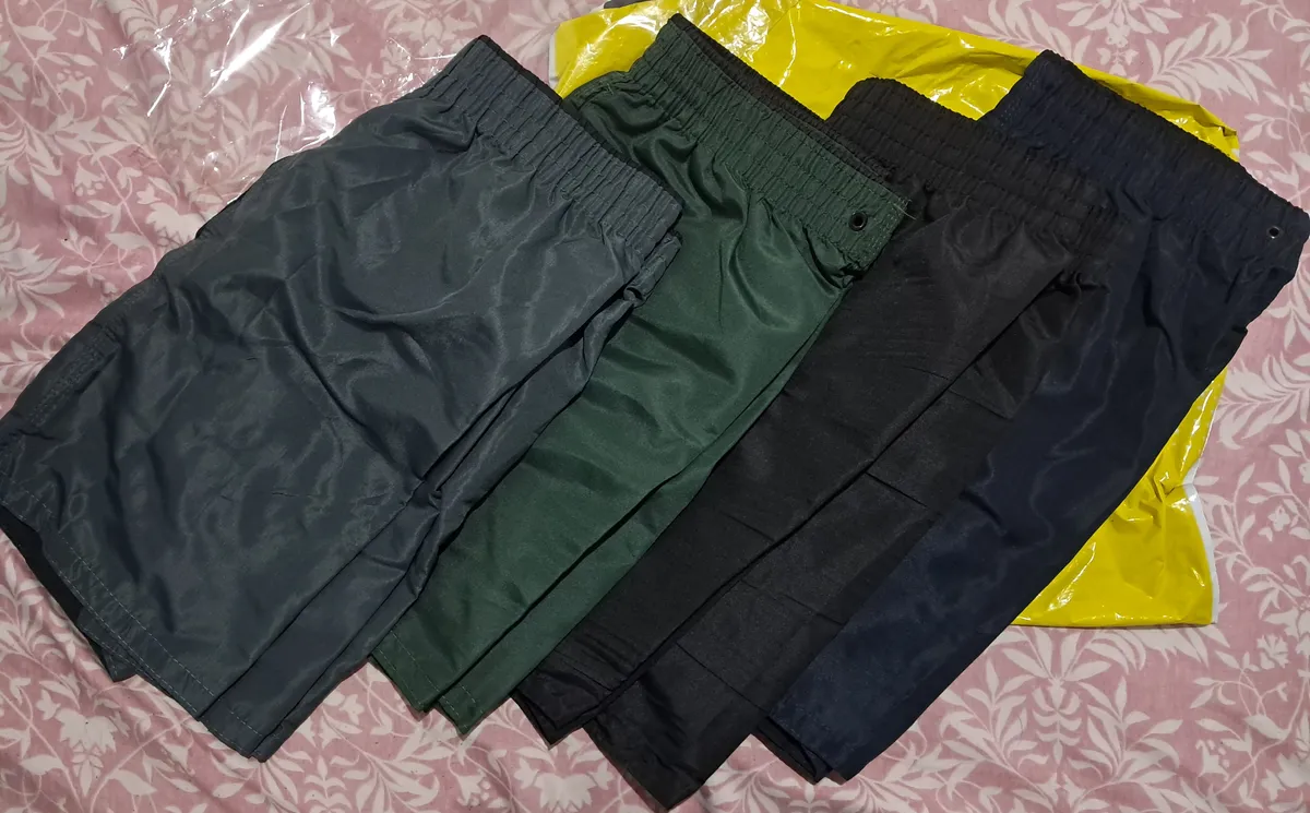 4 Short Tactel Masculino Bermuda Praia Casual Academia Bolso