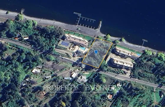 Terreno En Los Riscos, Riberano Al Lago Villarrica...