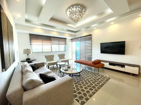 Moderno Apartamento Amueblado De 3 Habitaciones En Serralles En Venta Y Alquiler