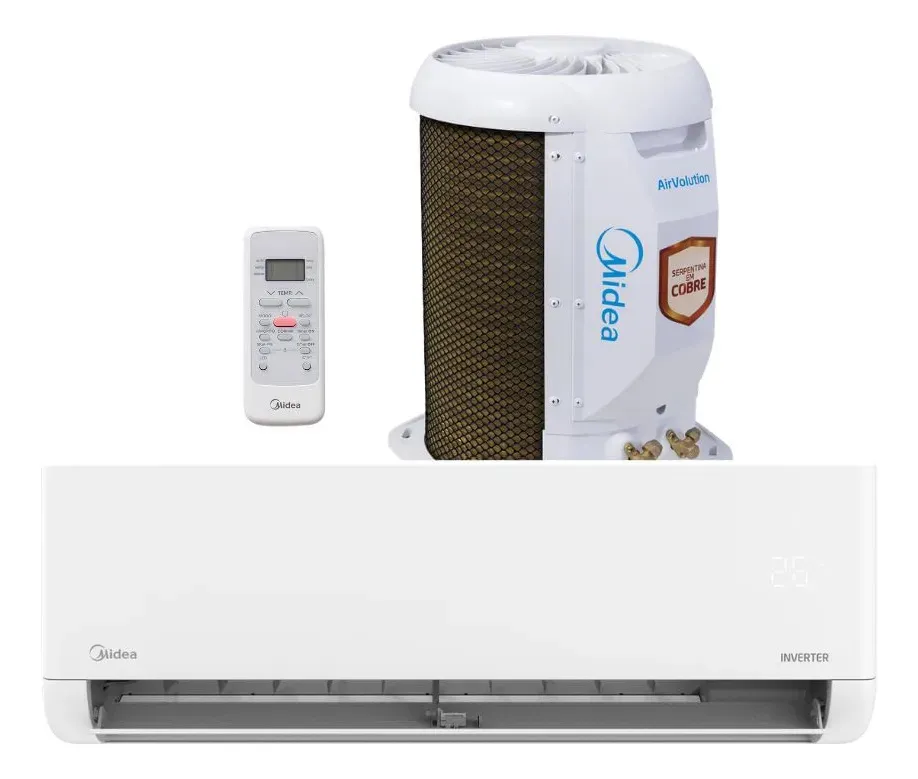 Ar-condicionado Split 22.000 Btus Inverter Lite Frio Midea Branco