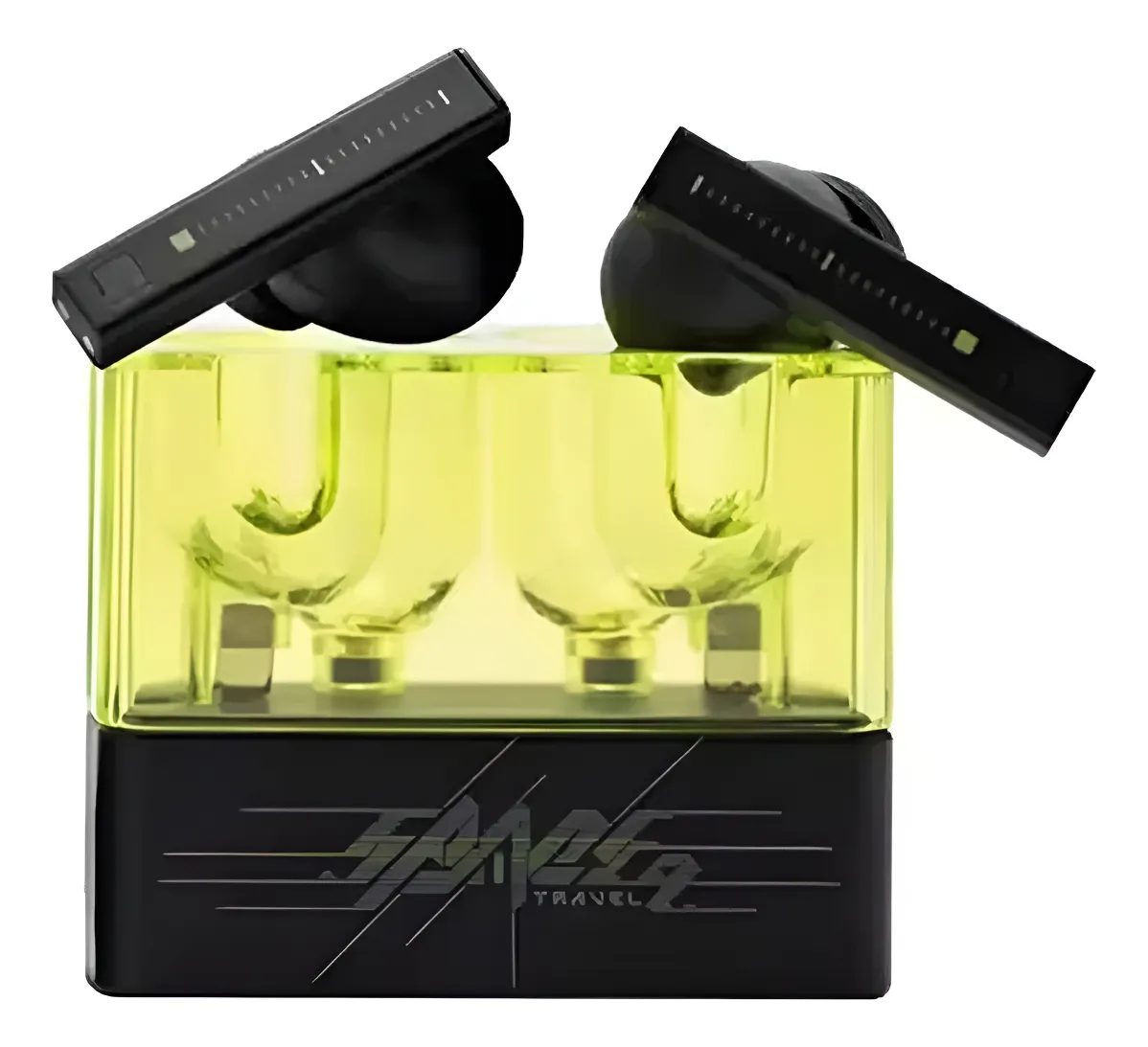 Fone De Ouvido Moondrop Space Travel 2 cor branco com laranja com cancelamento de ruido